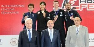 كوريا الجنوبية تحصد ذهب الفردى بكأس العالم لسلاح السيف للرجال بالقاهرة