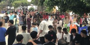الزحام يسيطر على المتنزهات العامة والحدائق بالغربية خلال احتفالات عيد الأضحى