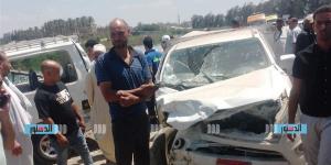إصابة 9 أشخاص في حادث تصادم على طريق الكراكات بكفر الشيخ