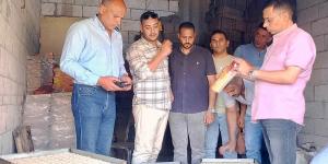 ضبط 1500 كيلو عسل فركتوز و إعدام ٧ كيلو حلويات .. خلال حملة مكبرة في سمالوط بالمنيا