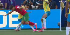 ماتش المغرب والبرازيل.. ملخص اهداف ونتيجة مباراة المغرب والبرازيل في كأس العالم بعد مرور 30 دقيقة