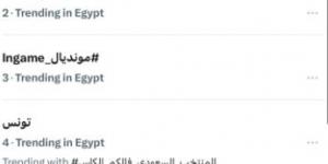 "لقاء الأشقاء" يحتل المرتبة الثانية بتريند «X» تزامناً مع قمة مصر والإمارات