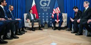 أمير قطر في قمة السبع: الشراكة التجارية مع أمريكا ستصل إلى أكثر من تريليون دولار