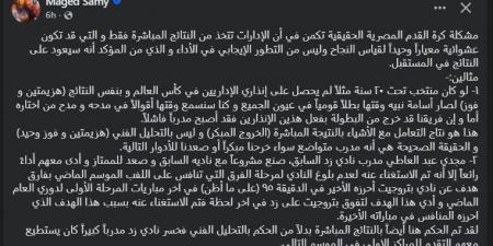 رئيس
      نادي
      وادي
      دجلة
      يكشف
      أسباب
      أزمات
      الكرة
      المصرية
      خلال
      الفترة
      الماضية