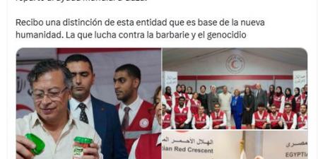 الرئيس
      الكولومبي
      يشارك
      بتعبئة
      المساعدات
      المصرية
      الموجهة
      لغزة:
      "الإنسانية
      الجديدة
      تناضل
      ضد
      الإبادة"