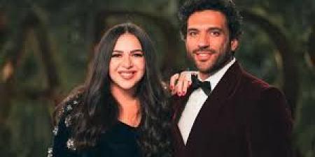 انتي الحب ونصي التاني.. حسن الرداد يحتفل بعيد زواجه على إيمي سمير غانم