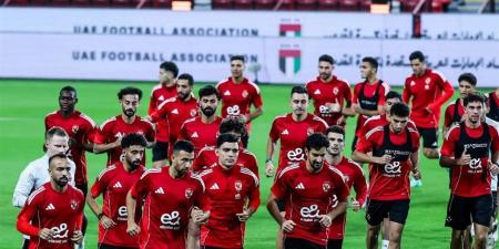 السوبر المصري| الأهلي يختتم استعداداته لمباراة الزمالك في النهائي