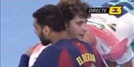 بعد تألقه أمام برشلونة بالدوري الإسباني لكرة اليد..سيف الدرع يحتفل بيوسف لؤلؤ