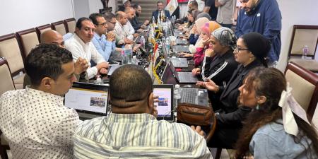 غرفة عمليات تنسيقية شباب الأحزاب والسياسيين تواصل انعقادها لمتابع انتخابات مجلس النواب في 14 محافظة