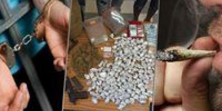 الداخلية تضبط 362 قضية مخدرات و184 قطعة سلاح خلال 24 ساعة