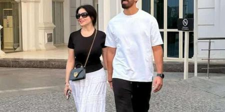 مي عز الدين وأحمد تيمور يستمتعان بشهر العسل| صور