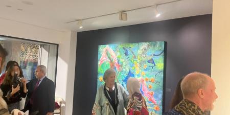 انطلاق معرض «همسات فجر جديد» للفنانة بريت بطرس غالي بجاليري بيكاسو