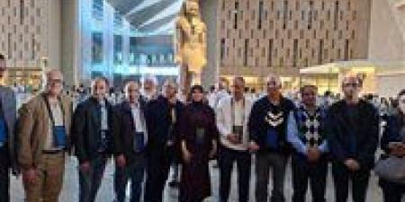 أعضاء المجلس التنفيذي للألكسو يزورون المتحف المصري الكبير ويثنون على التصميم الثقافي الفريد