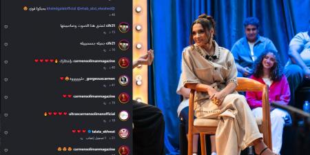 غنا وتمثيل وضحك.. كارمن سليمان تروج لـ حلقاتها في برنامح كاستينج