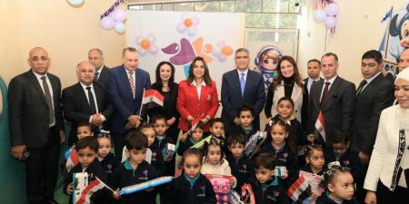 وزيرتا التضامن والتنمية المحلية ومحافظ الجيزة يفتتحون المجمع الخدمي بمساكن روضة السودان