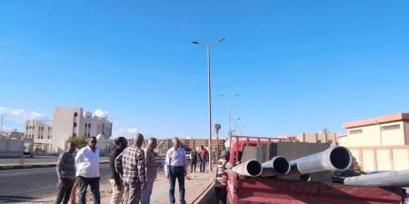 رئيس شركة مياه البحر الأحمر يتفقد غرف تصريف الأمطار استعدادًا لموسم الشتاء