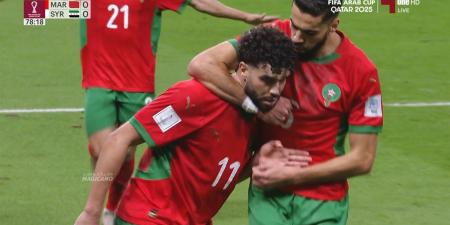 أزارو يضرب أولاً.. المغرب تتقدم على سوريا بهدف ثمين في ربع نهائي كأس العرب