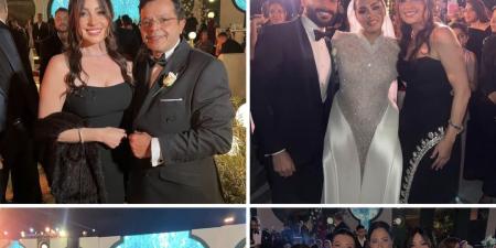 نرمين الفقي تهنئ محمد هنيدي بزواج ابنته.. صور