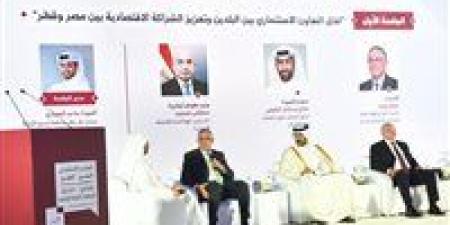 الهيئة العامة للاستثمار: المنتدى الاستثماري المصري القطري يؤكد عمق الشراكة الاقتصادية بين البلدين