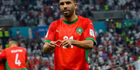 نهاية الشوط الأول بتقدم المغرب على الإمارات في نصف نهائي كأس العرب