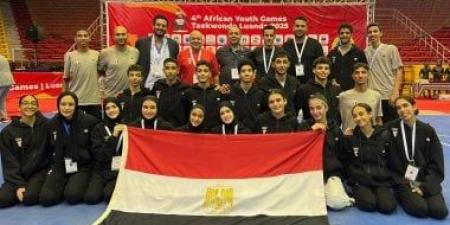 التايكوندو بالعلامة الكاملة فى منافسات دورة الألعاب الأفريقية للشباب