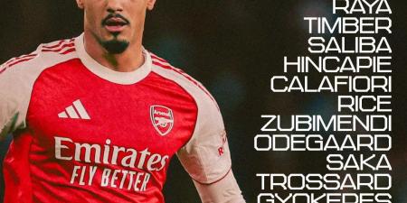 إيفرتون ضد آرسنال.. ساكا وجيوكيريس يقودان هجوم الجانرز