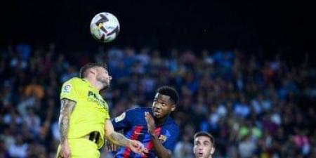 تشكيل مباراة فياريال ضد برشلونة فى الدوري الإسباني