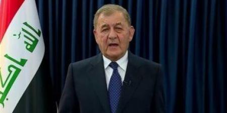 الرئيس العراقى يؤكد أهمية تكثيف المشاروات للإسراع فى تشكيل الحكومة الجديدة