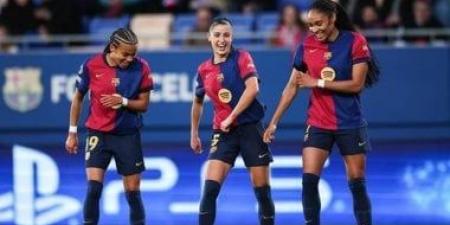 برشلونة يسحق ريال مدريد  6 - 0 فى دورى أبطال أوروبا للسيدات