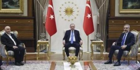 وفد حركة حماس يبحث مع الرئيس التركى مستجدات الأوضاع في قطاع غزة