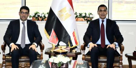 وزير الرياضة يستقبل نظيره المغربي لبحث تعزيز التعاون المشترك