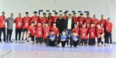 خالد فتحي يحفز منتخب مصر 2008 قبل بطولة البحر المتوسط لكرة اليد