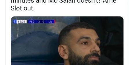 بسبب صلاح.. جماهير ليفربول تهاجم سلوت وتطالب برحيله بعد السقوط أمام سان جيرمان