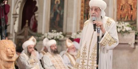 البابا تواضروس: نشكر الرئيس السيسي لمحبته الدائمة.. والأعياد فرصة لإظهار معدن مصر الحقيقي