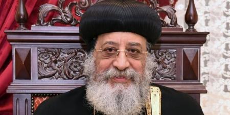 البابا تواضروس يشيد بمستوي بث التليفزيون المصري قداس عيد القيامة