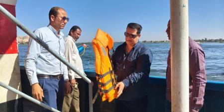 جولة تفقدية لمتابعة التزام العبّارة النهرية في طهطا بمعايير السلامة