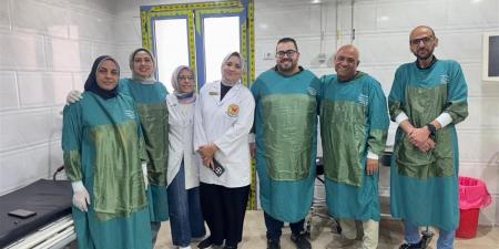 إجراء 10 حالات مناظير بوحدة الجهاز الهضمي بمستشفى حميات سوهاج