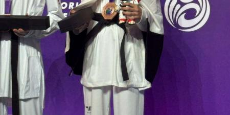 حلا هاني تضيف الميدالية البرونزية الثانية لمصر في بطولة العالم للتايكوندو للشباب بأوزبكستان