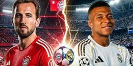 مباراة بايرن ميونيخ ضد ريال مدريد..بث مباشر في دوري أبطال أوروبا