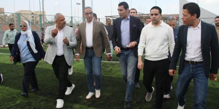 وزير الرياضة ومحافظ الجيزة يفتتحان الإنشاءات الجديدة بمركز التنمية الشبابية بزايد
