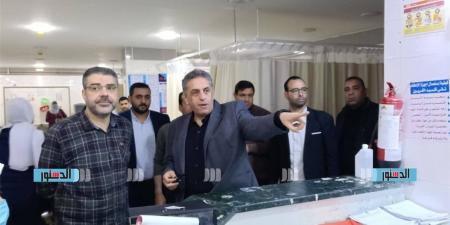 وكيل صحة كفر الشيخ يتفقد الخدمات الطبية بمستشفى دسوق العام