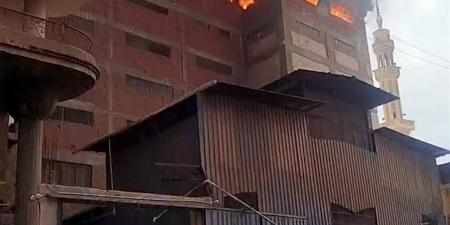 "الدستور" تنشر أسماء 11 مصاب فى حريق مصنع منسوجات المحلة الكبرى