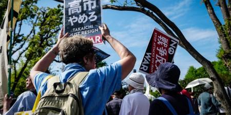 «36 ألف متظاهر ياباني».. الصين تحث طوكيو علي التعلم من دروس التاريخ ومنع انبعاث النزعة العسكرية