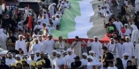 الإمارات: مسيرة العلم ضمن فعالية "فخورين بالإمارات" فى أم القيوين