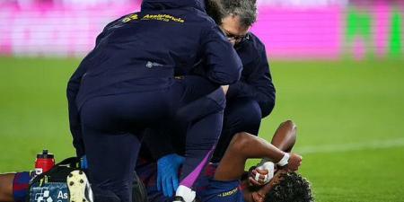 برشلونة ضد سلتا فيغو.. صدمة في برشلونة بعد معرفة مدة غياب لامين يامال عقب إصابته في مباراة سيلتا فيجو