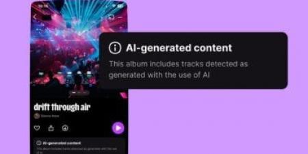 Deezer تحذر: 44% من الأغانى الجديدة مصنوعة بالذكاء الاصطناعى