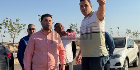 رئيس جهاز السادات يتفقد المحور المركزي ويوجه بتجهيز قطعة أرض خدمية بحي النور