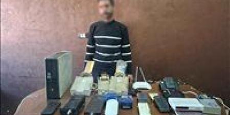 سقوط شخص يدير شبكة بث تليفزيوني للقنوات المشفرة في الغربية