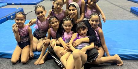 بنات سيتي كلوب يواصلن التألق في بطولة الجمهورية للجمباز