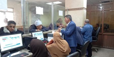 رفع 307 إشغالات وتحرير محاضر وضبط ألبان فاسدة بحملات مكثفة بمراكز بني سويف